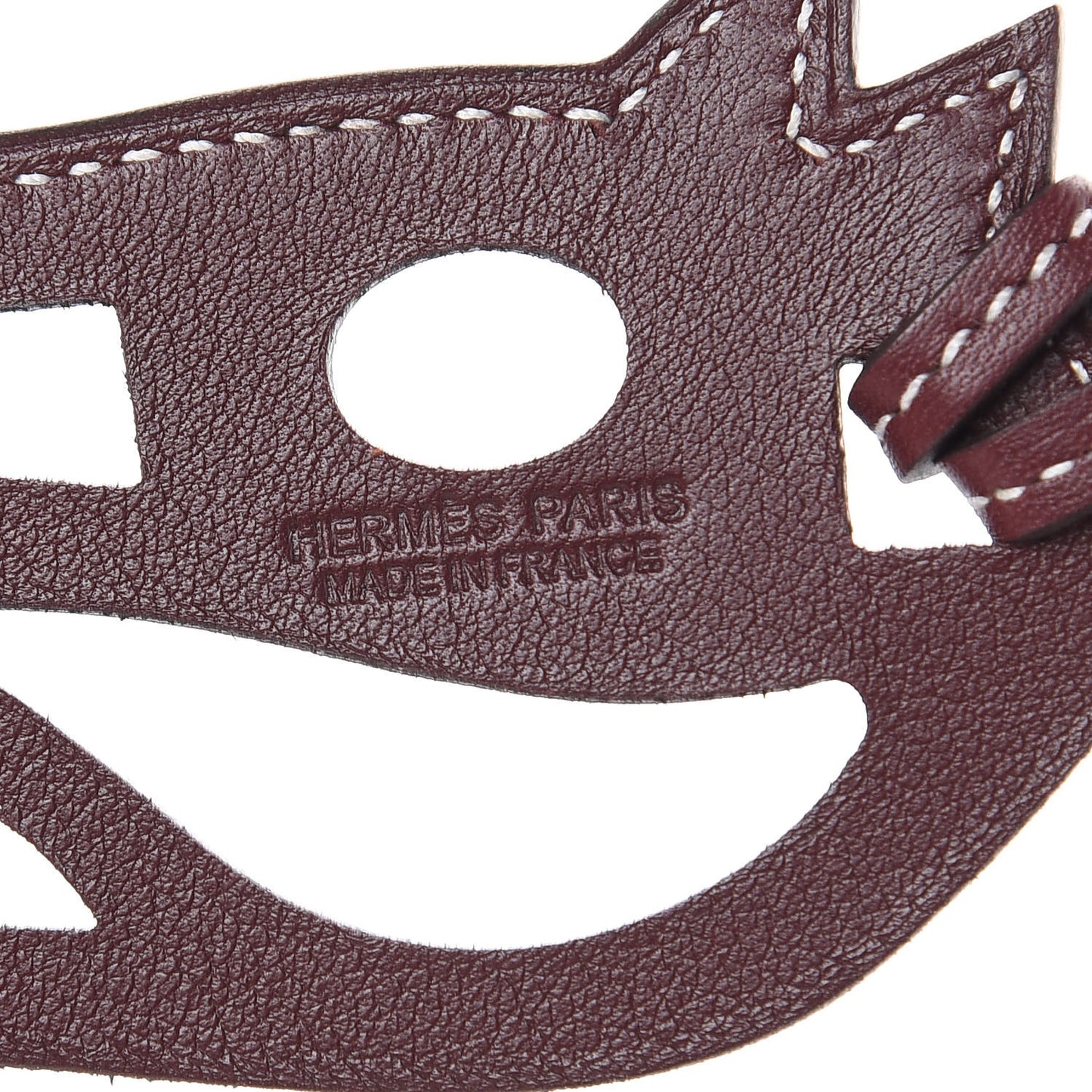 Swift Paddock Cheval Horse Bag Charm Bordeaux