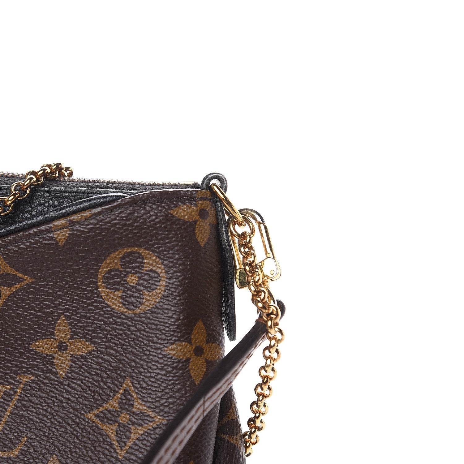 Louis Vuitton Monogram Pallas Clutch Black 13 of 14