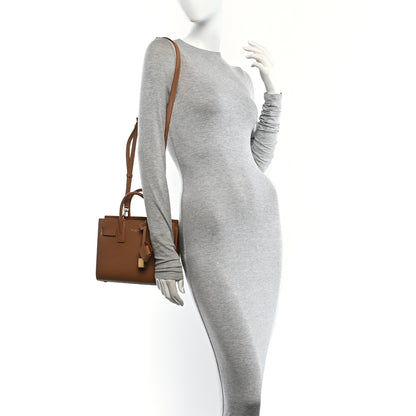 Saint Laurent Grained Calfskin Nano Supple Sac De Jour Cinnamon 2 of 10
