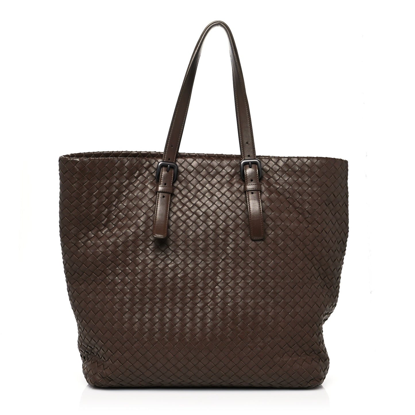 Nappa Intrecciato Large Tote Coffee