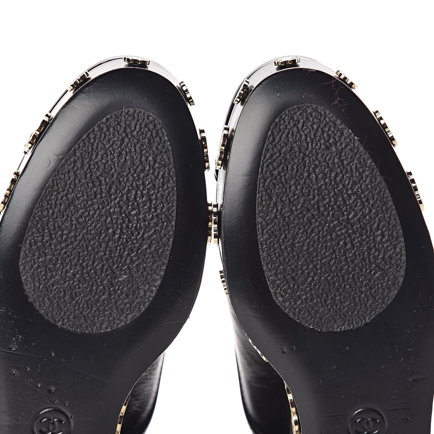 Crumpled Calfskin Lace Up Platform Oxford 37.5 Black