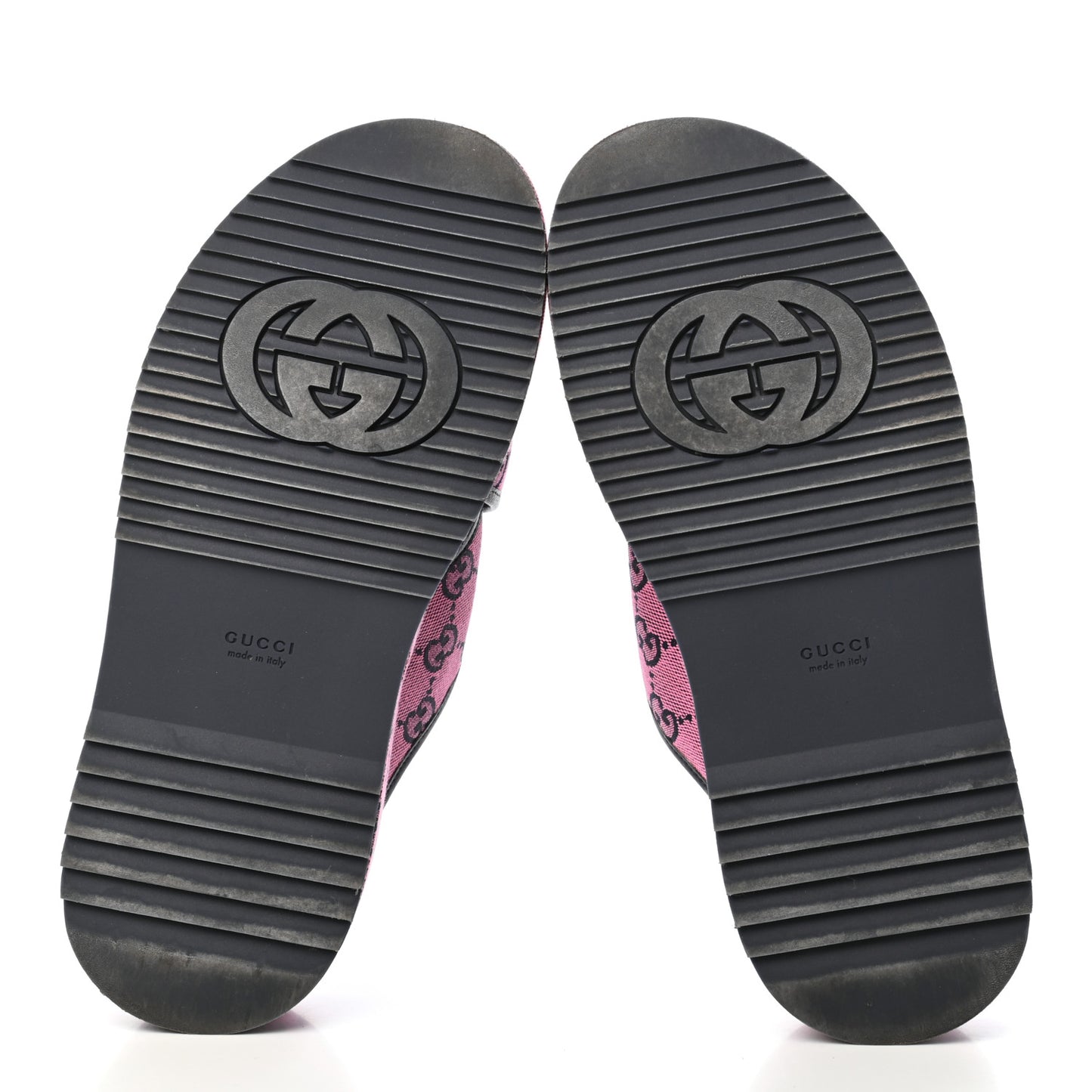 Monogram Multicolor Criss Cross Platform Slide Sandals 39 Pink Blue