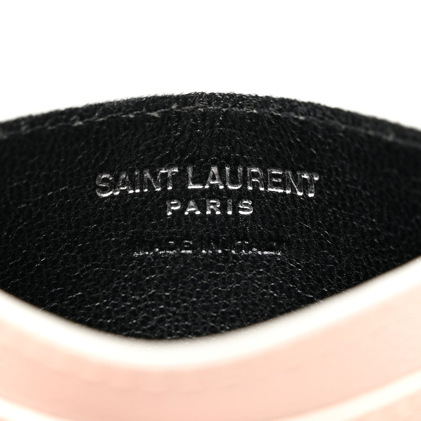 Grain De Poudre Monogram Credit Card Case Rose