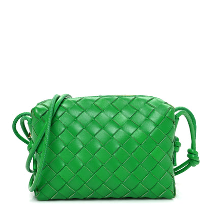 Bottega Veneta Nappa Intrecciato Mini Loop Camera Bag Parakeet 1 of 9
