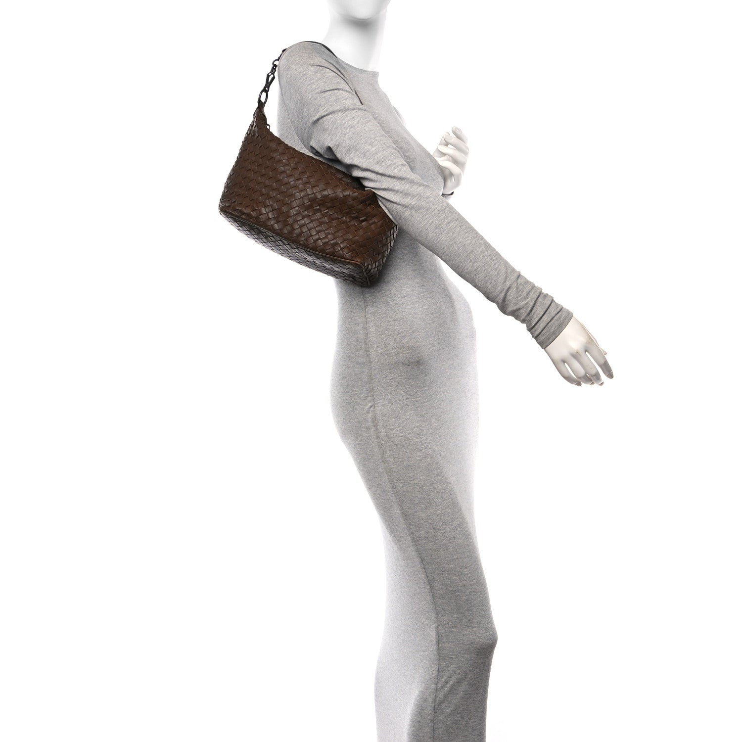 Bottega Veneta Nappa Intrecciato Ciambrino Bag Brown 2 of 11