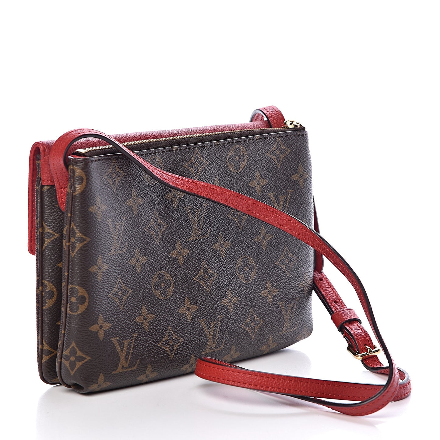 Monogram Twice Pochette Cherry