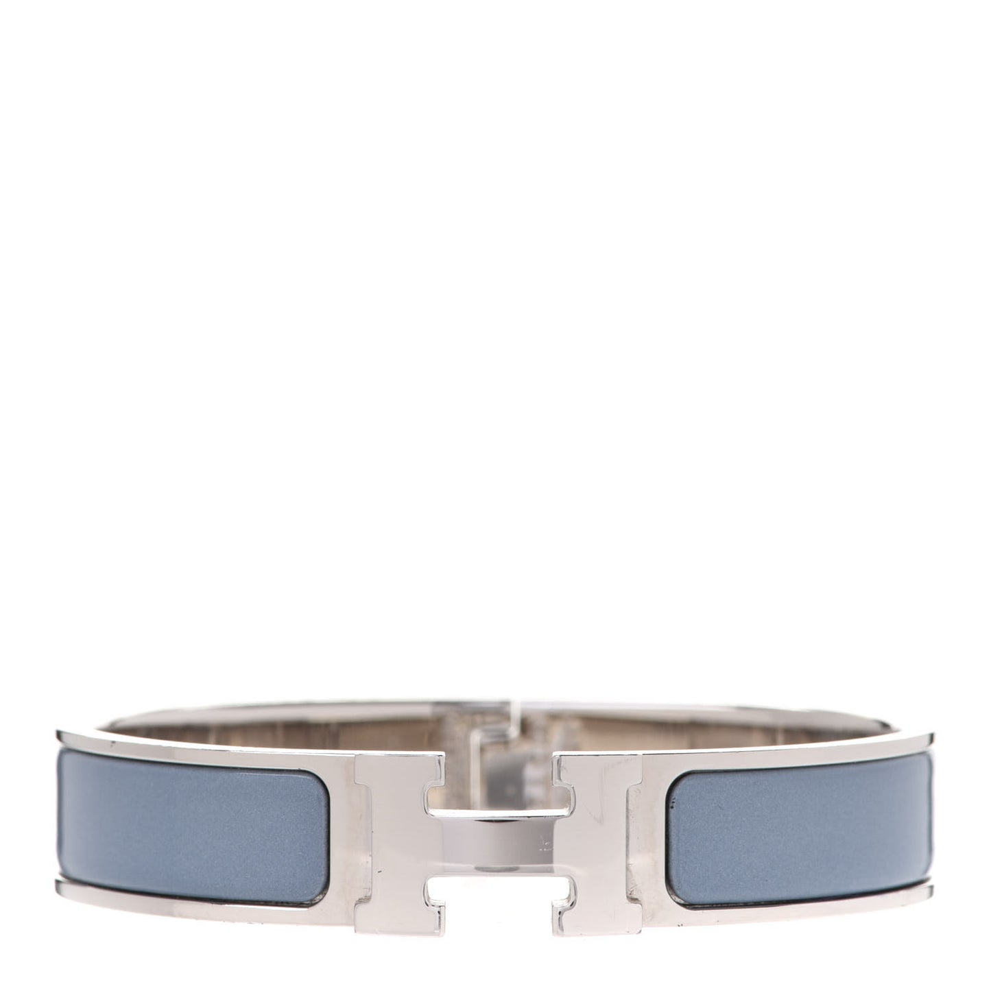 Enamel Narrow Clic Clac H Bracelet PM Gris Orage