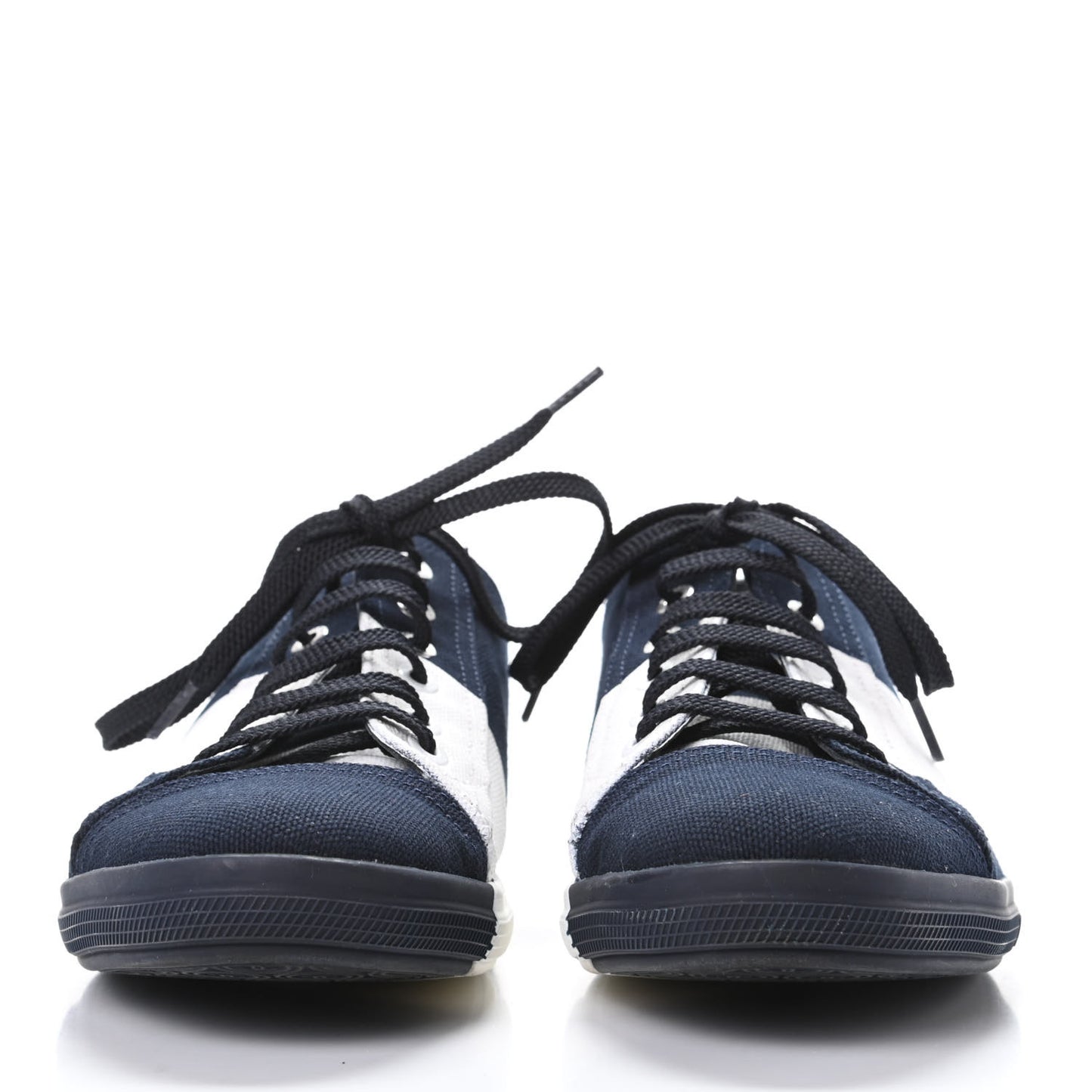 Canvas Womens Sneakers 38 Navy White