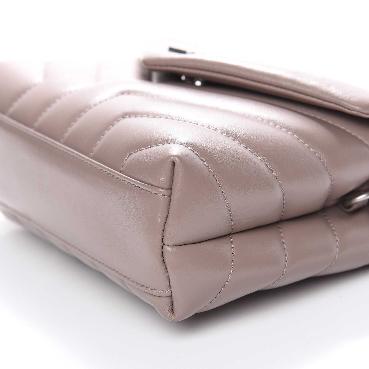 Calfskin Y Quilted Toy Loulou Monogram Satchel Nude Powder