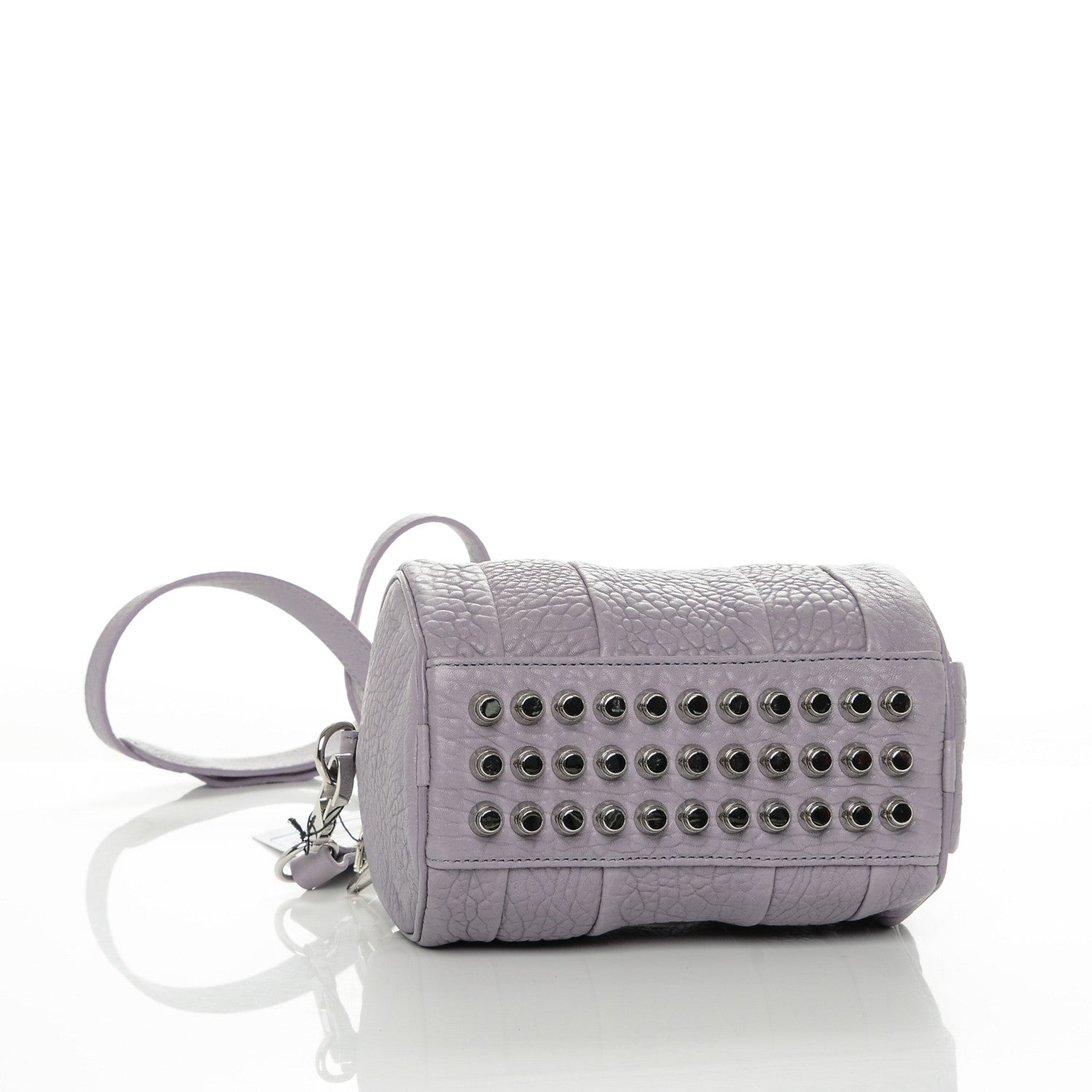 Alexander Wang Pebbled Lambskin Mini Rockie Lavender Rodhium Hardware 4 of 6