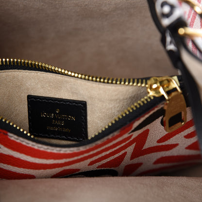 Louis Vuitton Monogram Giant Crafty NeoNoe MM Creme Rouge Black 8 of 11