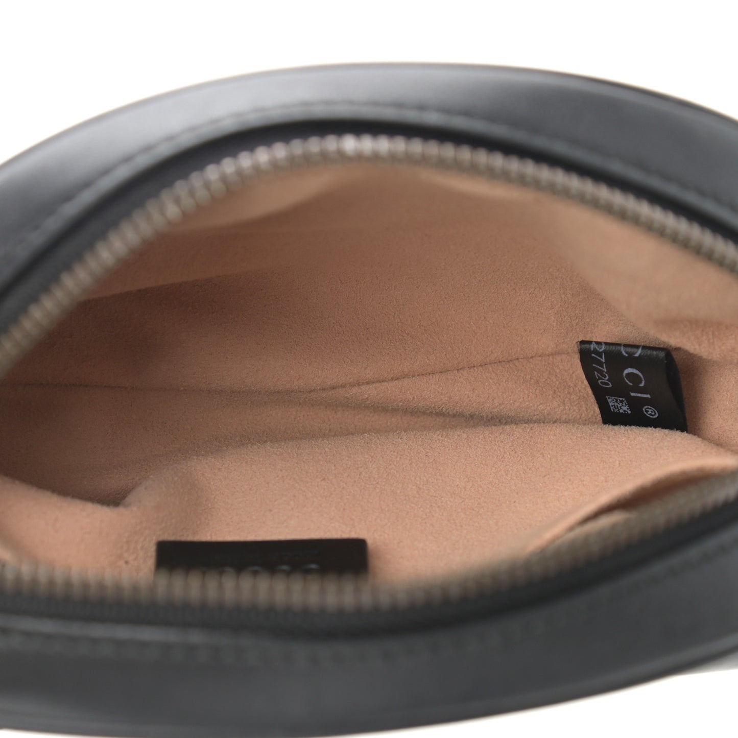 Calfskin Matelasse GG Marmont Belt Bag 75 30 Black