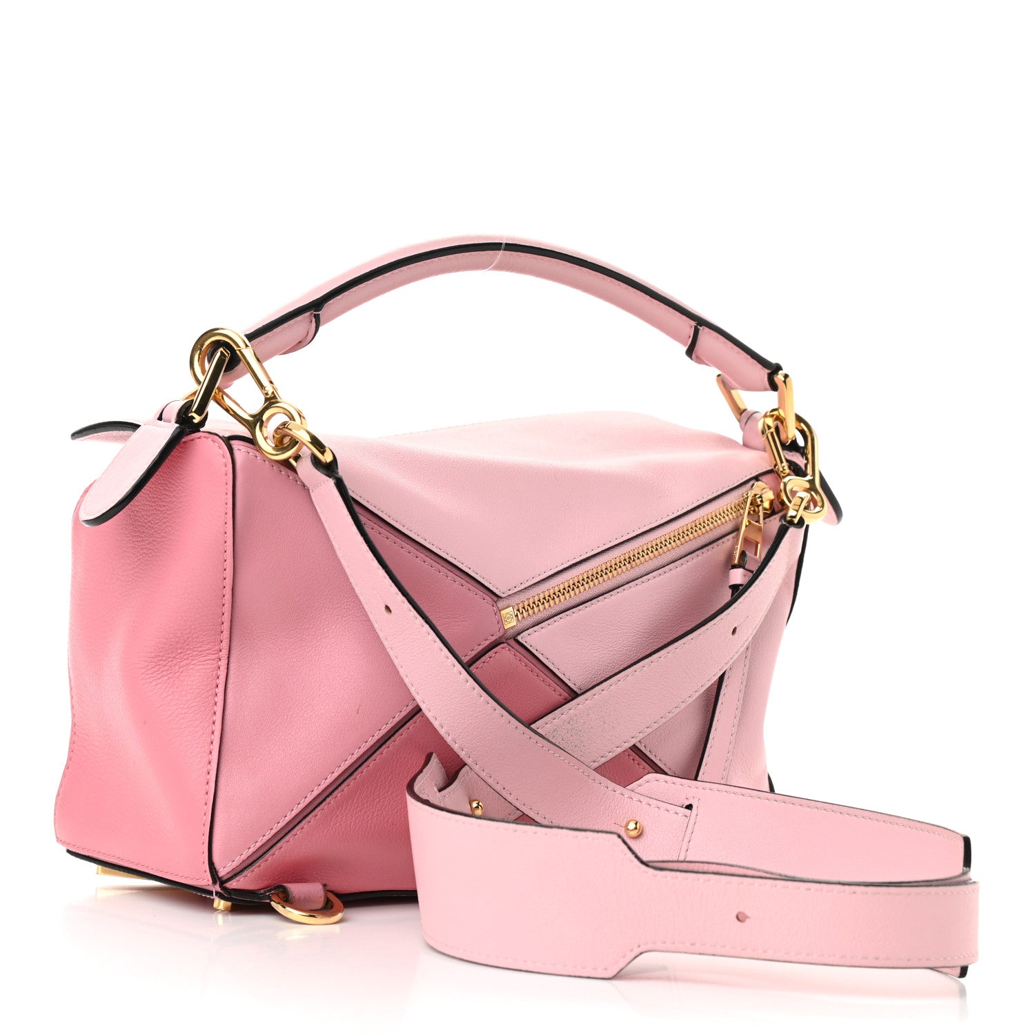 Loewe Calfskin Small Puzzle Bag Soft Pink 3 of 10