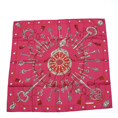 Hermes Silk Les Cles Scarf 90 1 of 6