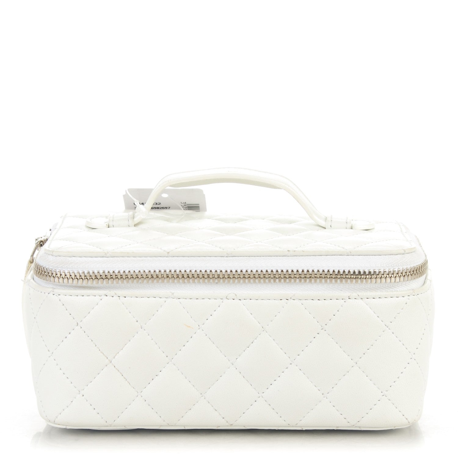 Chanel Lambskin Quilted Jewelry Case White 1 of 7