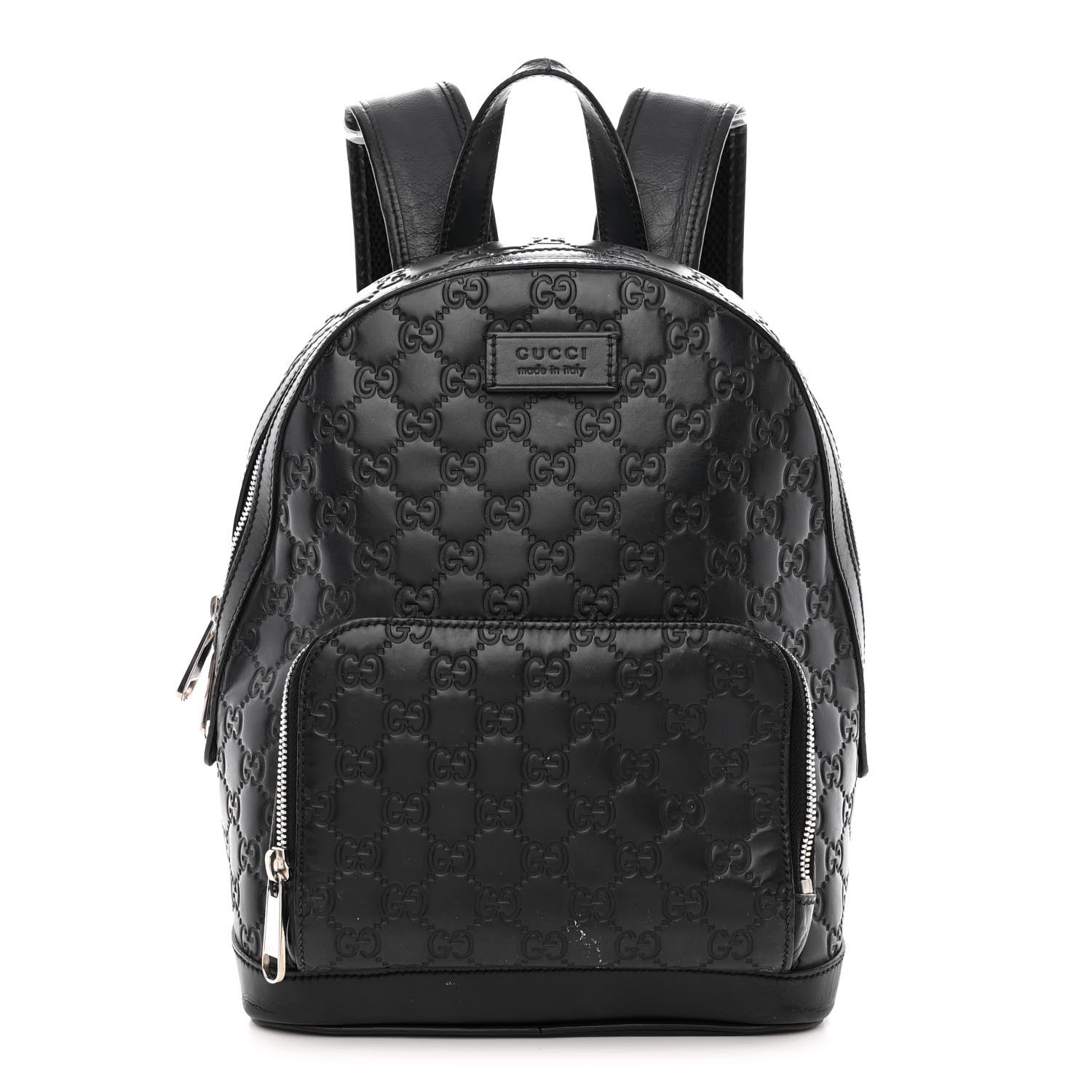 Gucci Guccissima Signature Small Day Backpack Black 1 of 19