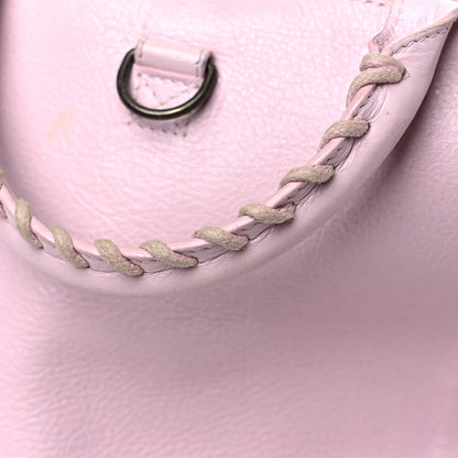 Balenciaga Agneau Classic Hardware Zip Traveler Backpack Rose Poudre Rose Petunia 17 of 17