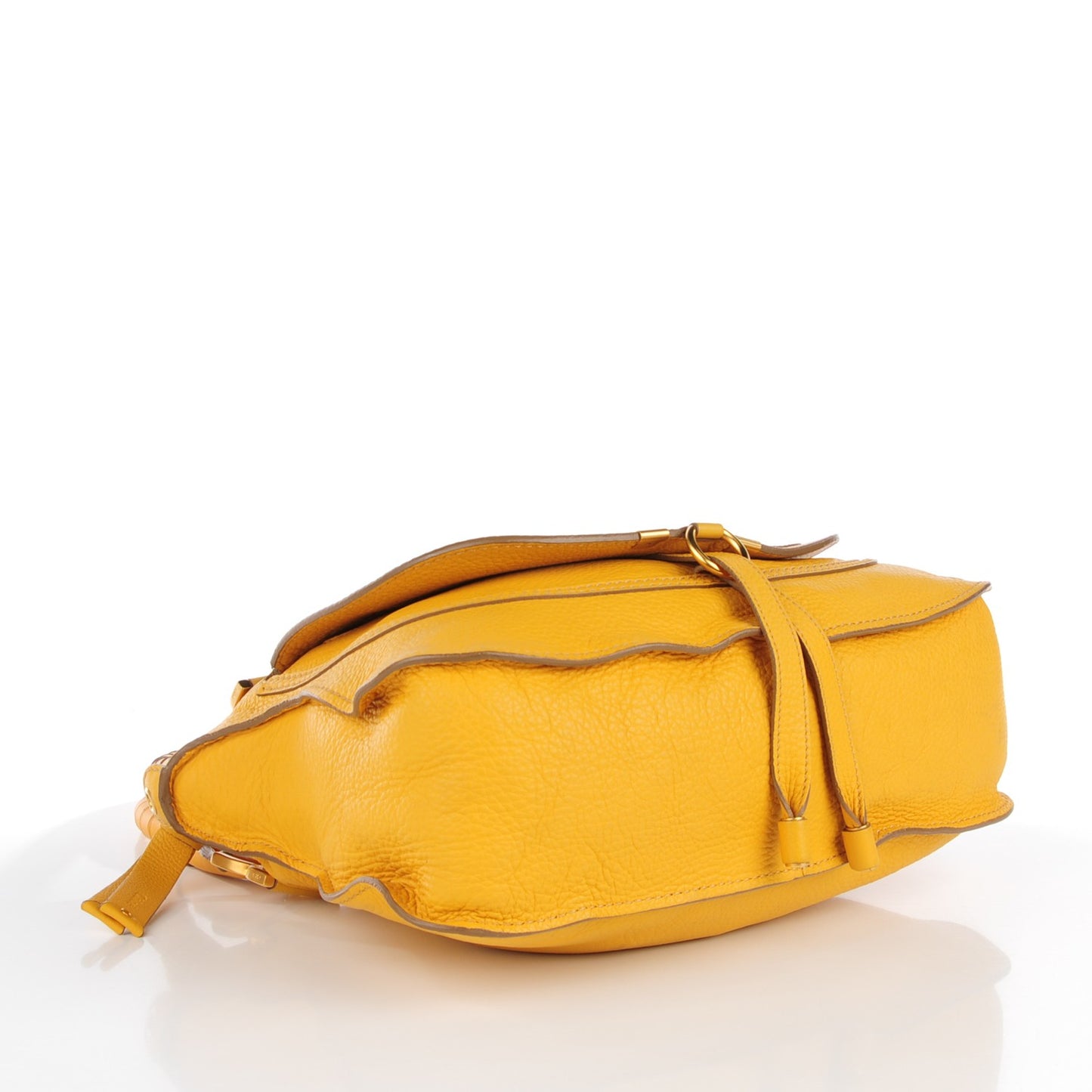 Calfskin Medium Marcie Satchel Sunflower