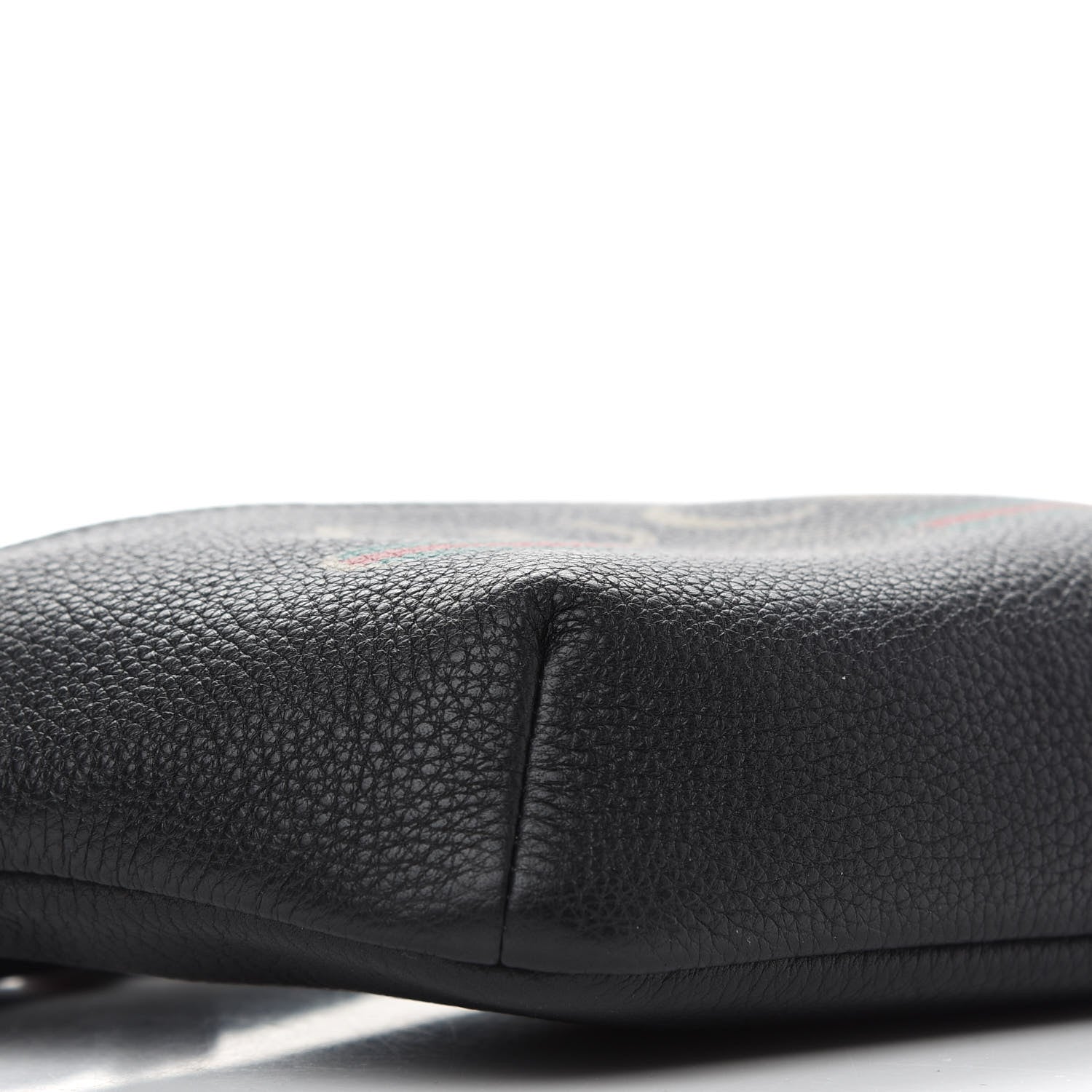 Gucci Grained Calfskin Small Logo Belt Bag Black 9 of 10