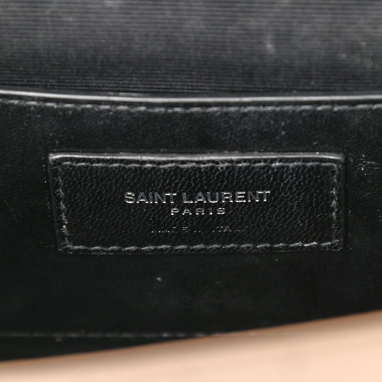 Saint Laurent Grain De Poudre Textured Mixed Matelasse Medium Triquilt Monogram Satchel Dark Beige 6 of 9