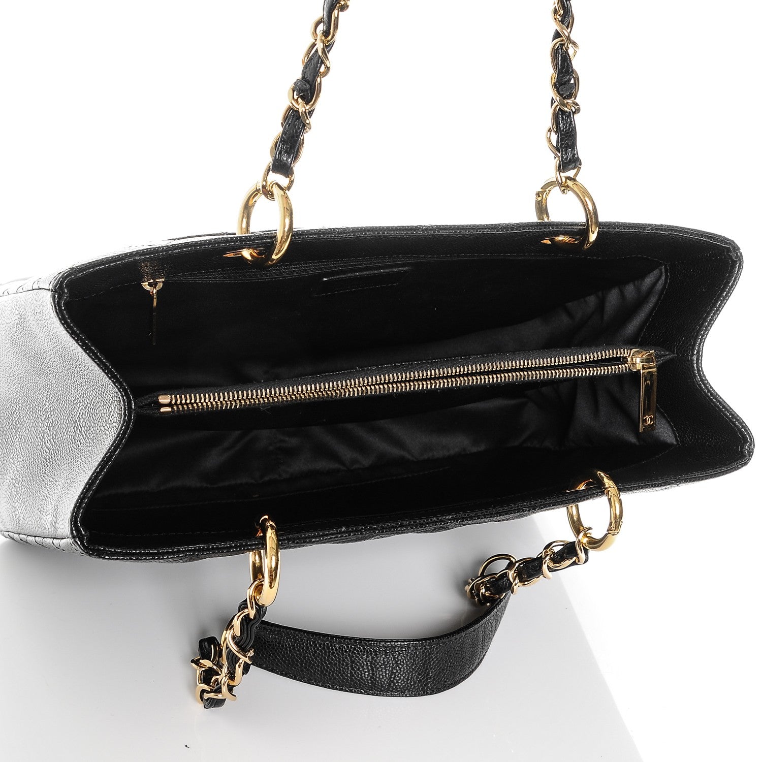 Chanel Caviar Quilted Grand Shopping Tote GST Black 5 of 7