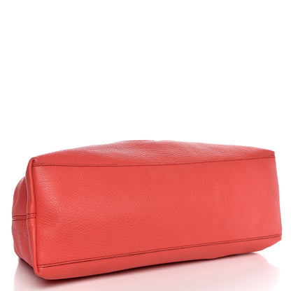 Gucci Pebbled Calfskin Medium Soho Chain Shoulder Bag Begonia Pink 4 of 7