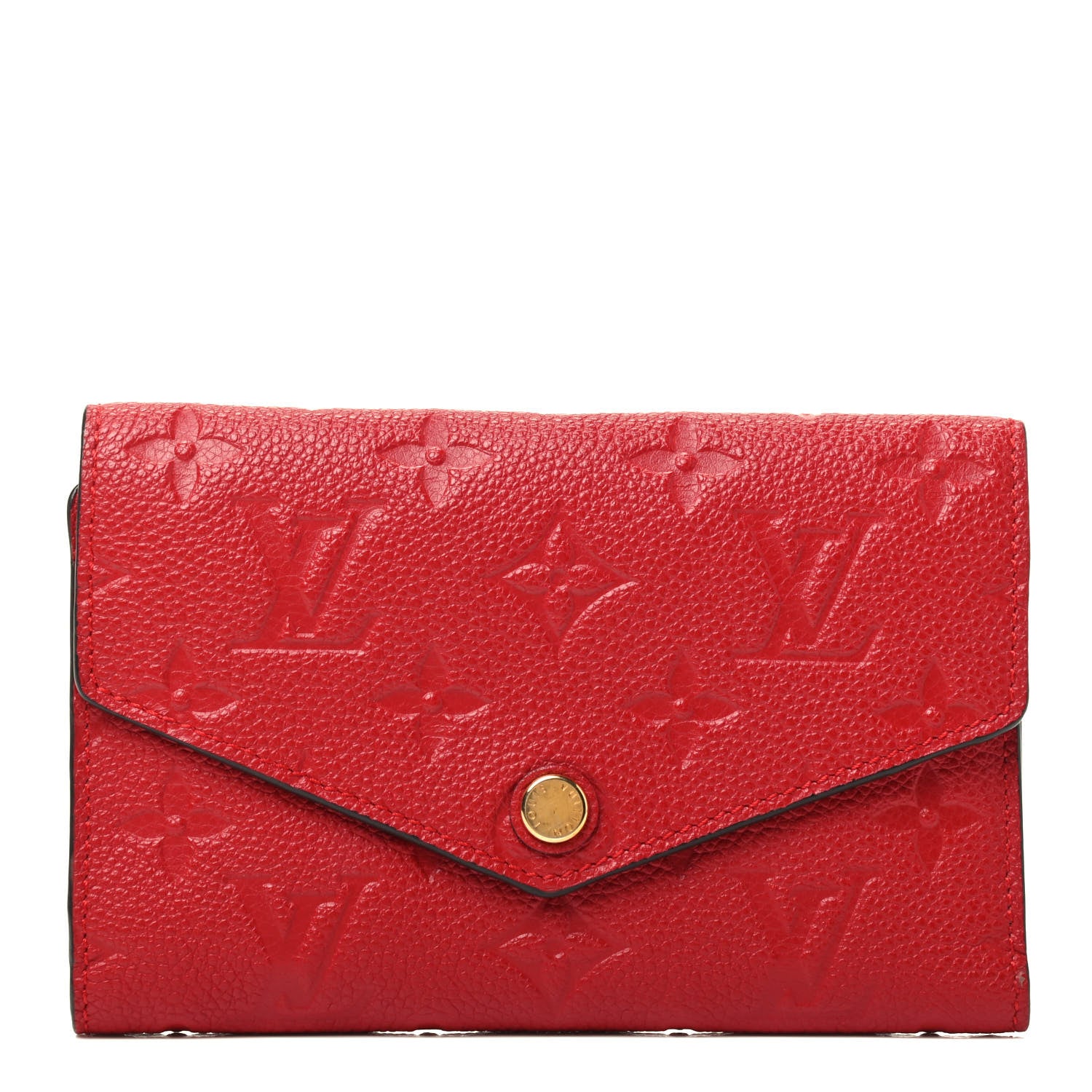 Louis Vuitton Empreinte Compact Curieuse Wallet Cherry 1 of 3