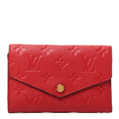 Louis Vuitton Empreinte Compact Curieuse Wallet Cherry 1 of 3