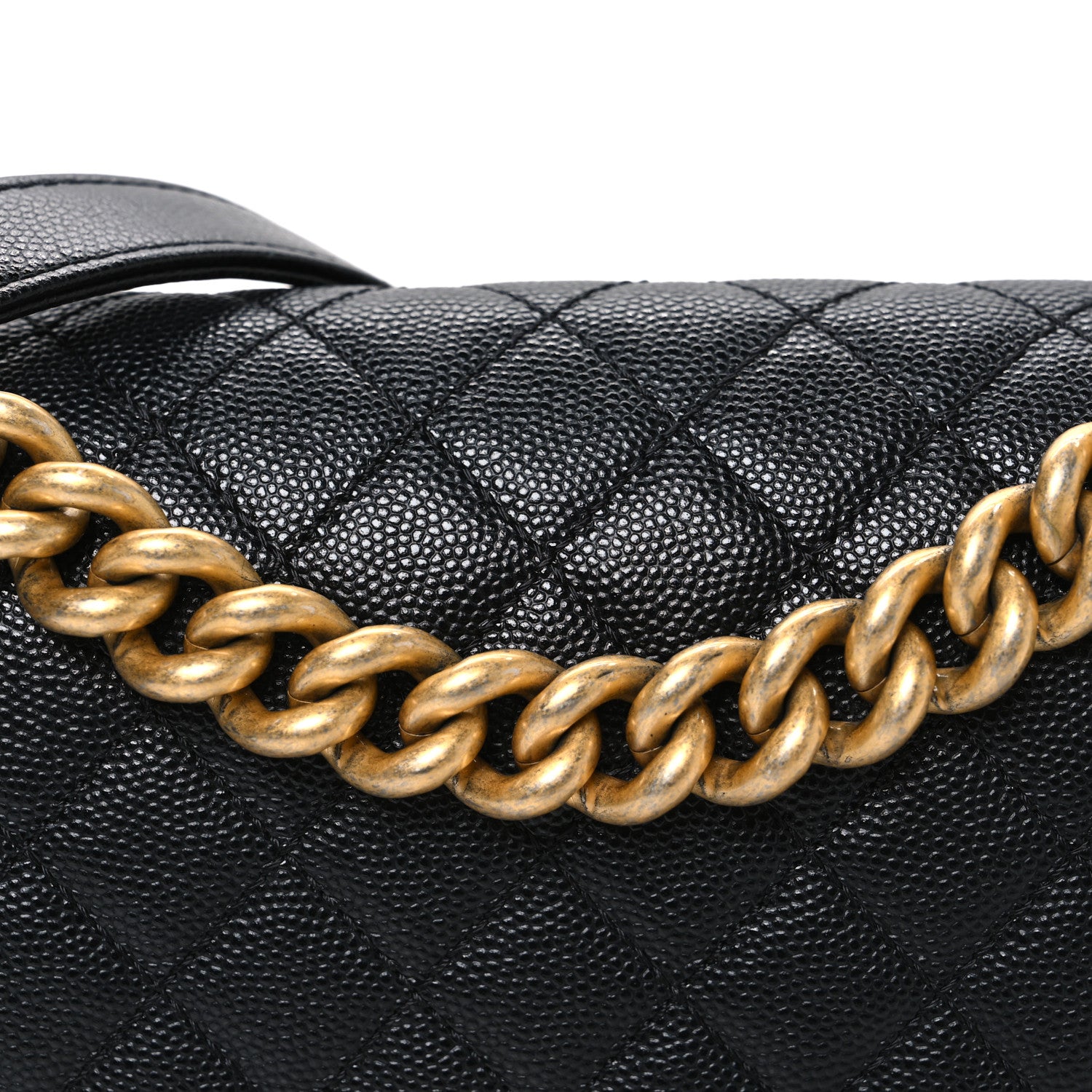 Chanel Caviar Quilted Medium Boy Flap Black 8 of 10