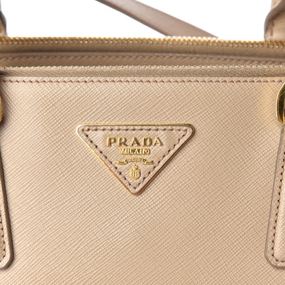 Prada Saffiano Medium Galleria Double Zip Tote Sabbia 15 of 15
