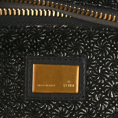 Fendi Patent Large Peekaboo Iconic Satchel Black 7 of 9