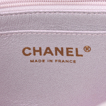 Chanel Iridescent Lambskin Quilted Mini Top Handle Rectangular Flap White 5 of 11