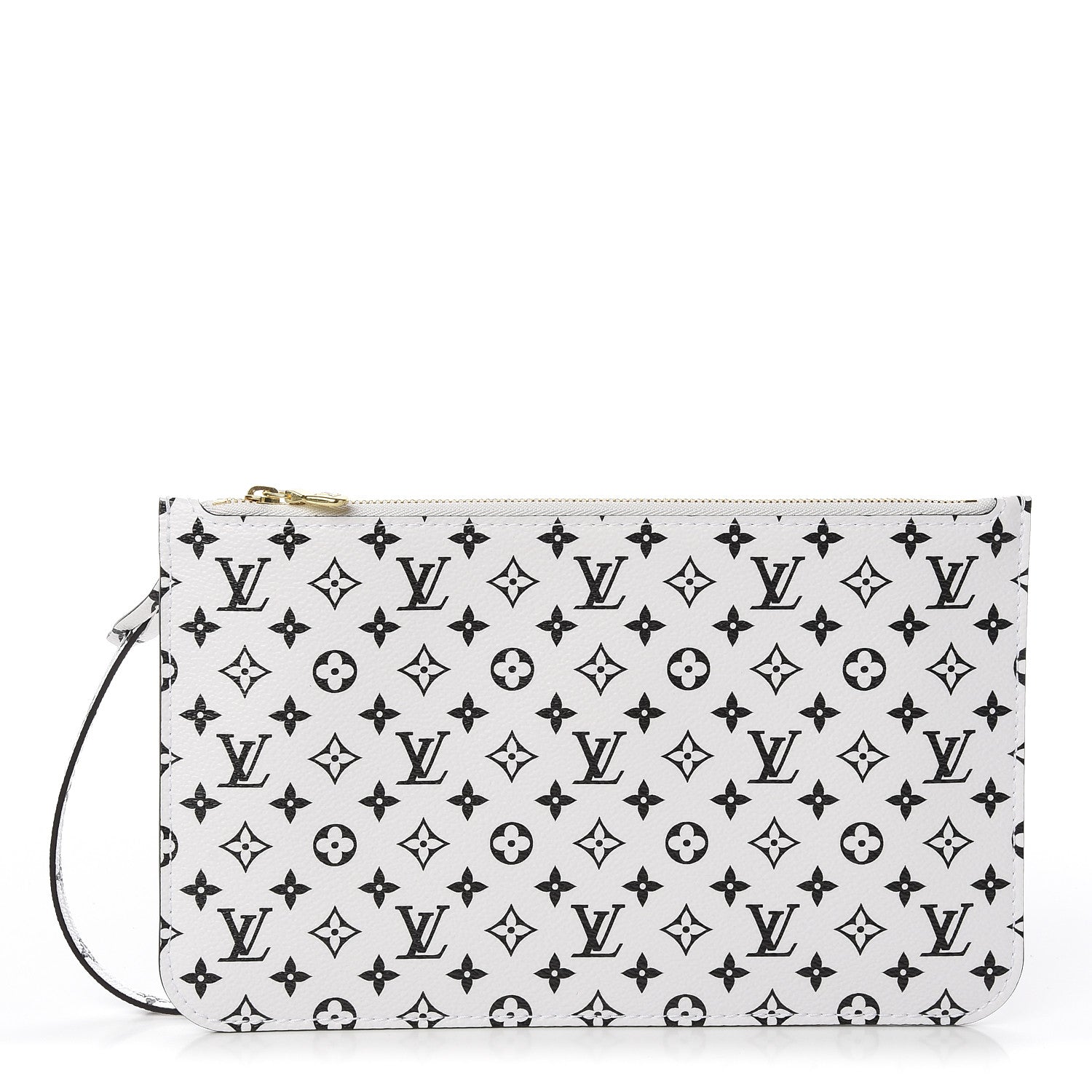 Louis Vuitton Monogram Giant Neverfull MM GM Pochette White 1 of 7