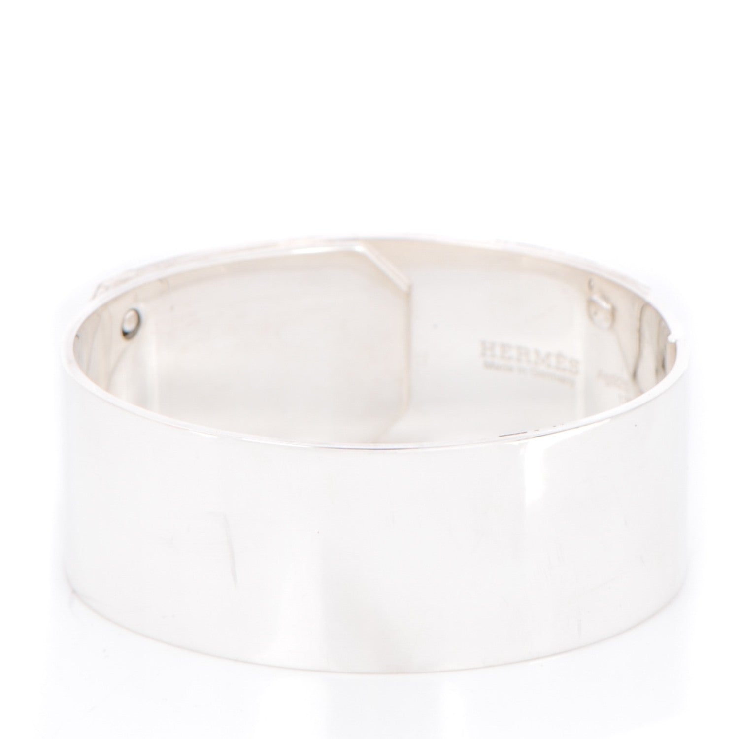 Hermes Sterling Silver Kelly MM Bracelet S 3 of 7