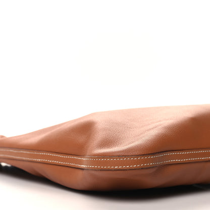 Hermes Cheri Calfskin Bridado Backpack Gold 8 of 9