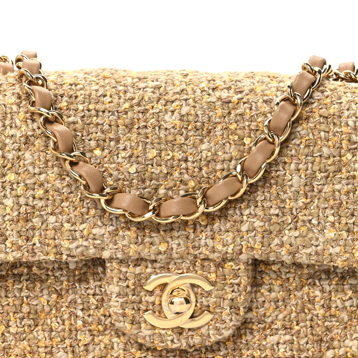 Tweed Quilted Mini Rectangular Flap Craft