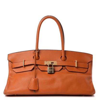 Hermes Taurillon Clemence JPG Birkin 42 Orange 1 of 38