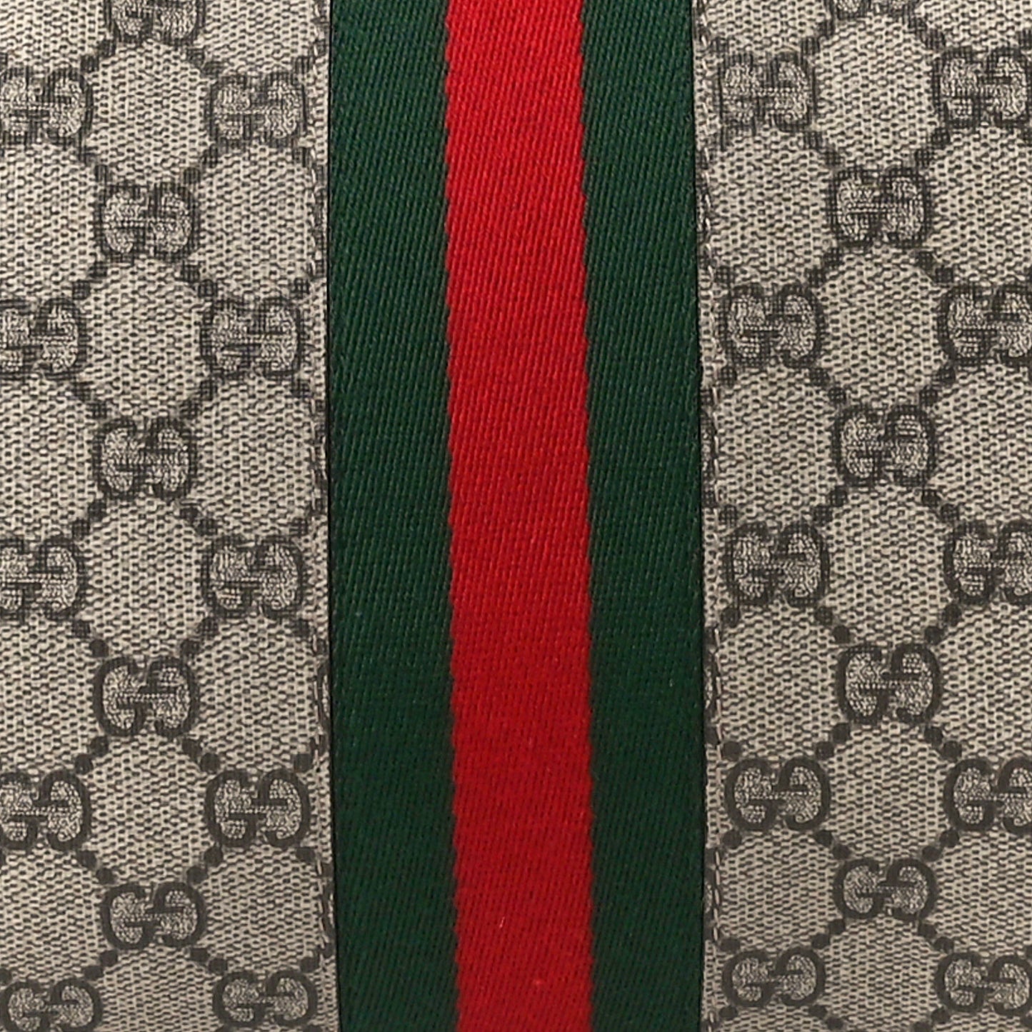 GG Supreme Monogram Medium Ophidia Shopping Tote Brown