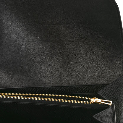 Hermes Epsom Constance Long Wallet Black 7 of 10
