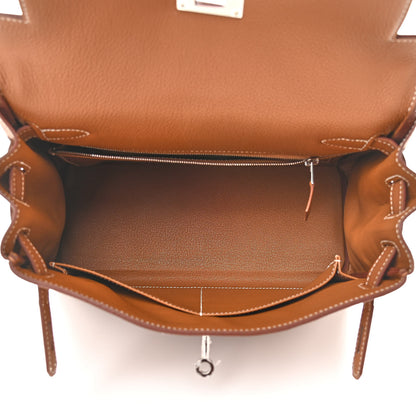Hermes Togo Kelly Retourne 28 Gold 5 of 12