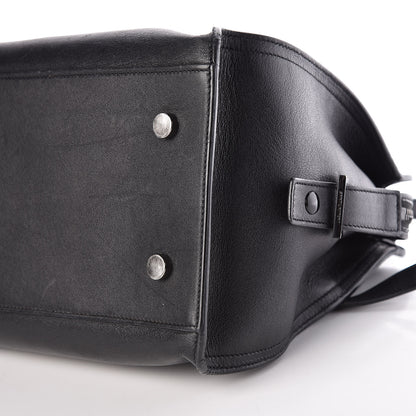 Saint Laurent Smooth Calfskin Small Monogram Cabas Black 14 of 15