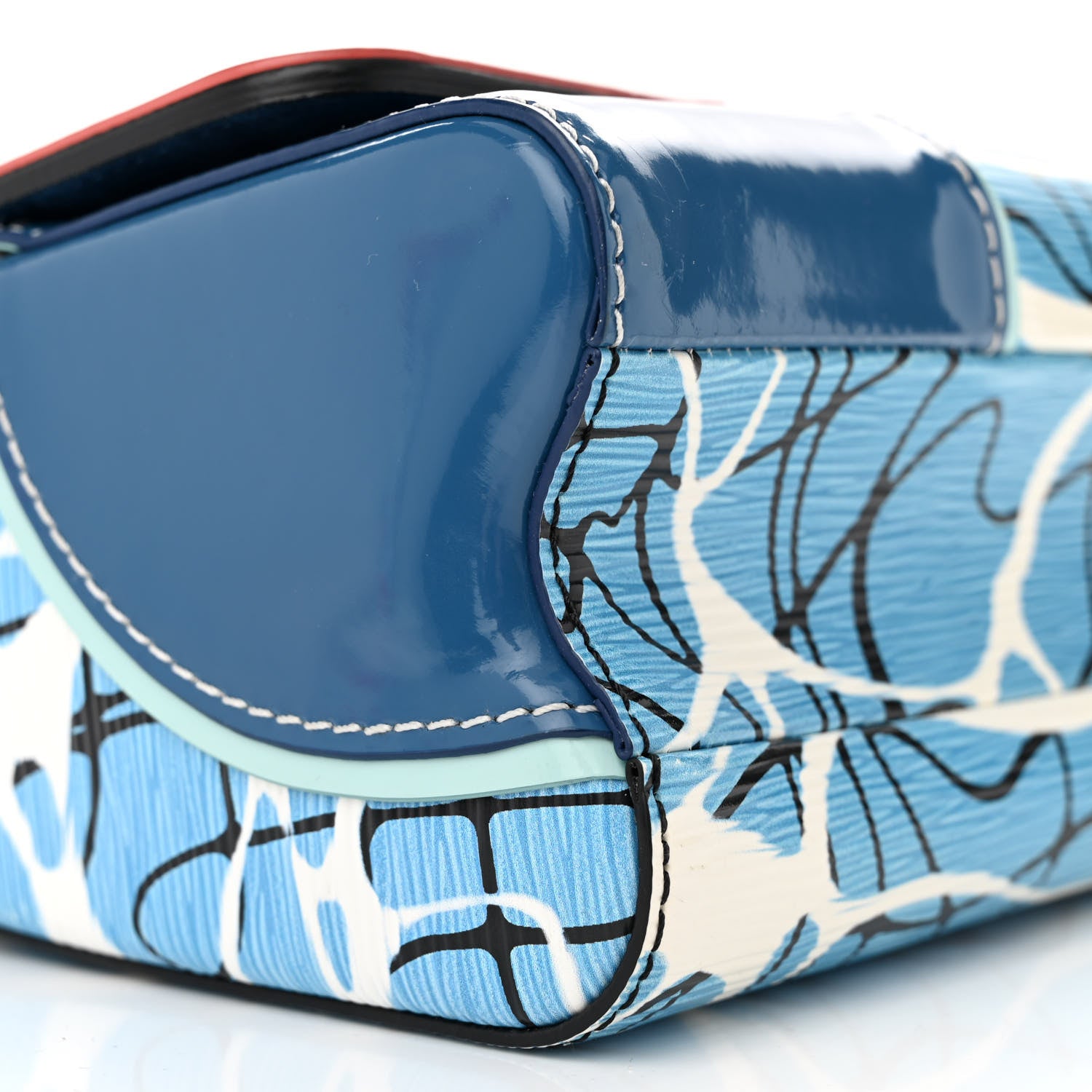 Louis Vuitton Epi Twist Shoulder Bag MM Aqua 9 of 12
