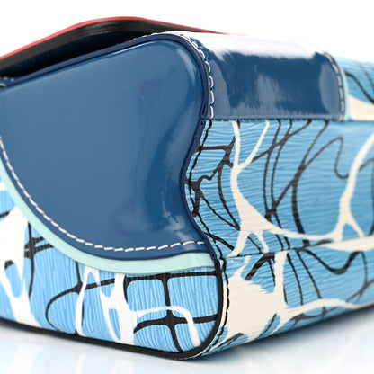 Louis Vuitton Epi Twist Shoulder Bag MM Aqua 9 of 12
