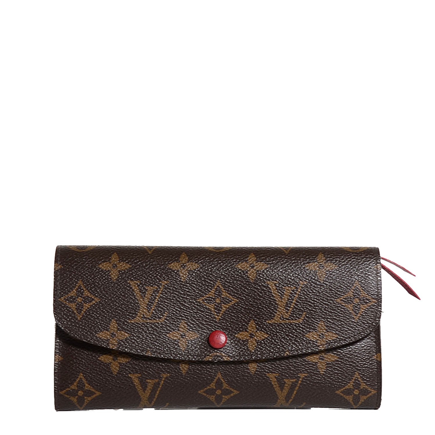 Louis Vuitton Monogram Emilie Wallet Red 1 of 7