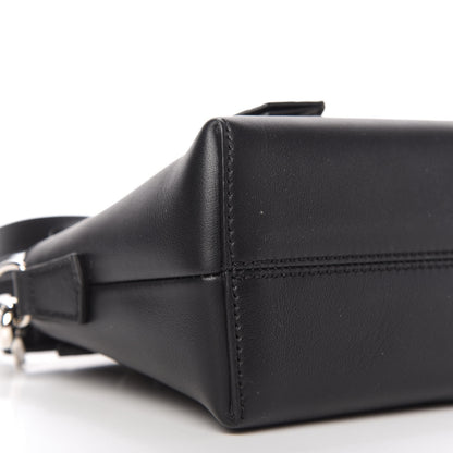 Fendi Vitello Dolce Bi-Color FF 1974 Embossed Mini By The Way Boston Bag Black Maya 6 of 10