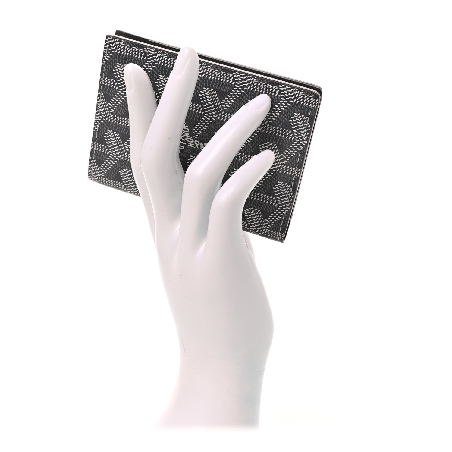 Goyard Goyardine Saint Marc Folding Card Case Grey 2 of 6