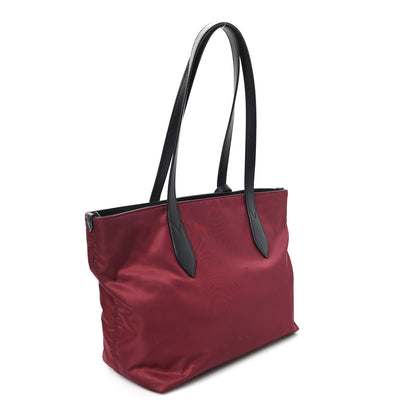 Burberry Nylon Logo Small Ardwell Tote Burgundy 3 of 10