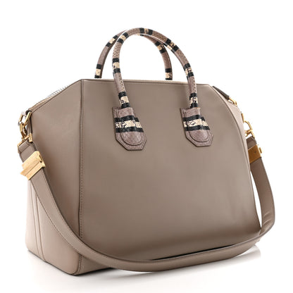 Givenchy Calfskin Ayers Trim Medium Antigona Grey 3 of 20