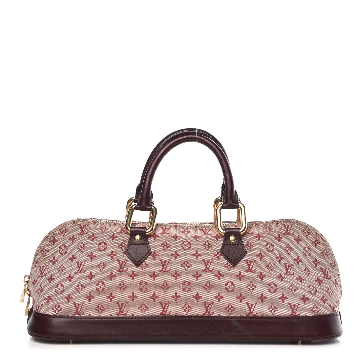 Mini Monogram Alma Long Cherry