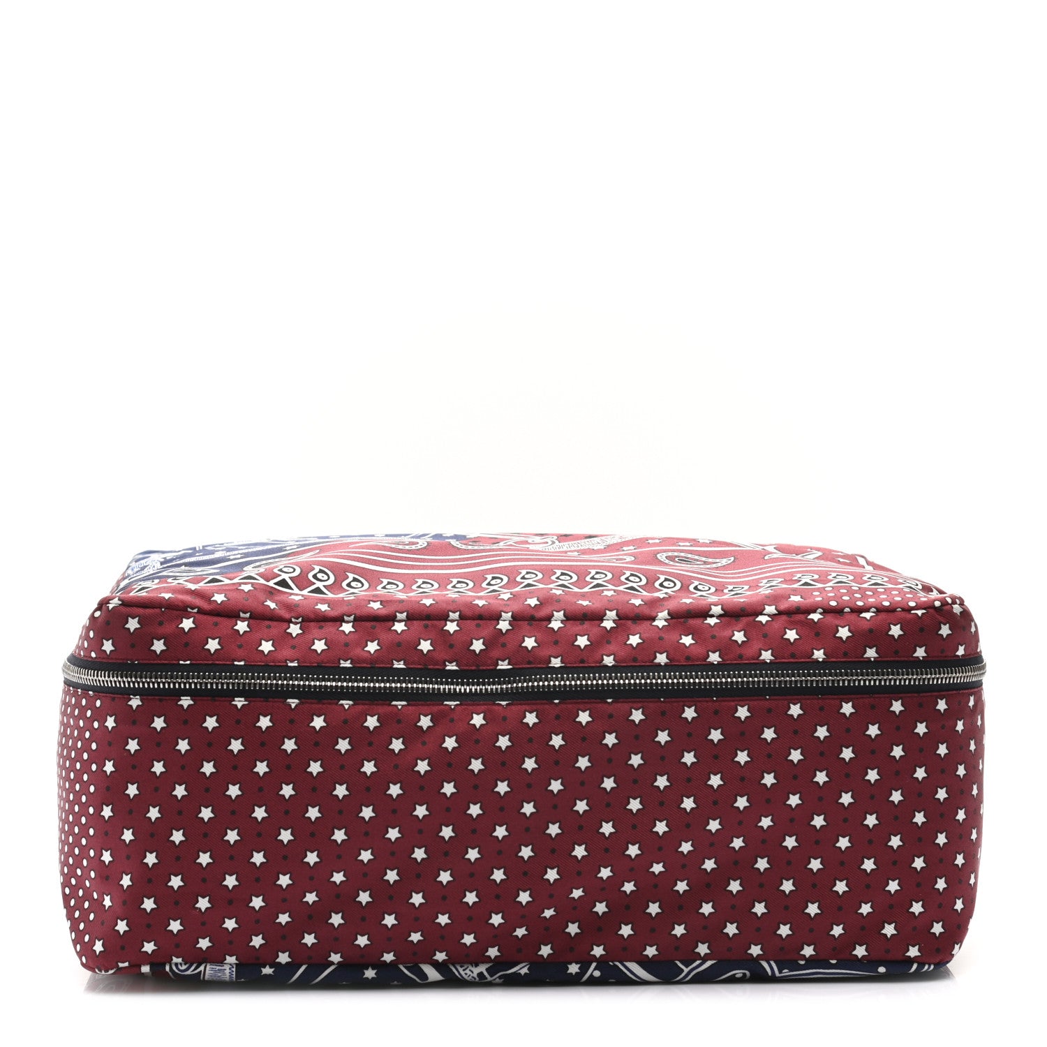 Hermes Silk Eperon d'Or Bandana Travelsilk PM Cube Bordeaux Bleu Marine 1 of 8